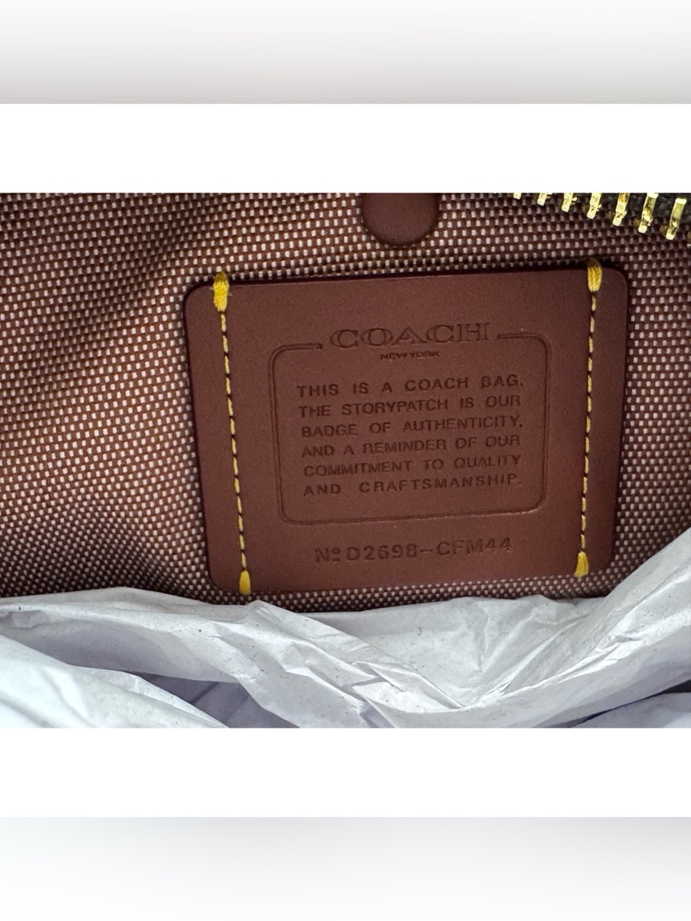 COACH Drifter Shoulder Bag 31, DARK CHOCOLATE - Picture 7 of 10